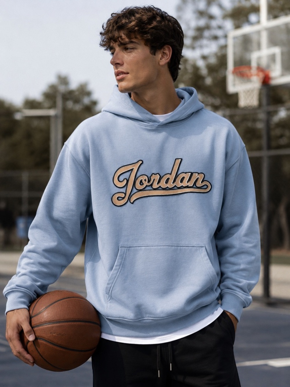 Jordan Embroidered Logo Hoodie | Size Small | Unisex